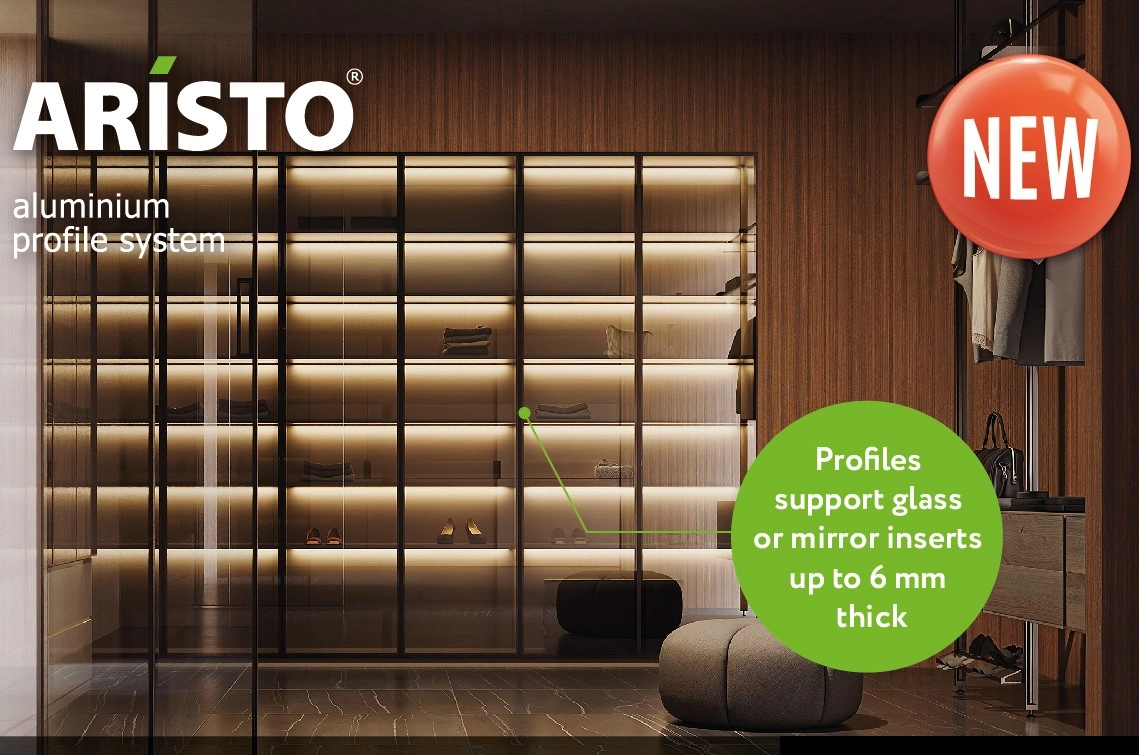 NEW! Facade profiles for inserts up to 6 mm thick