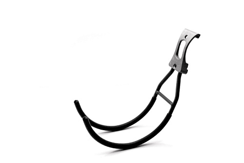 Round double hook, rail/wall mount