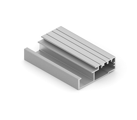 Narrow glass frame profile