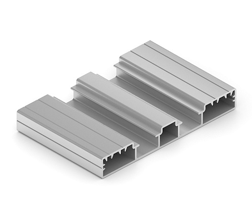 Wide glass frame profile