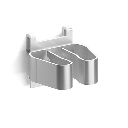 Small clamp for perforated panel, 42х38 mm