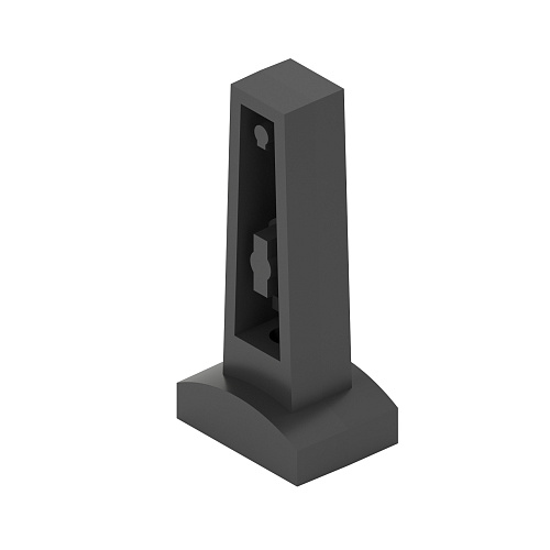 End shoe rack profile holder