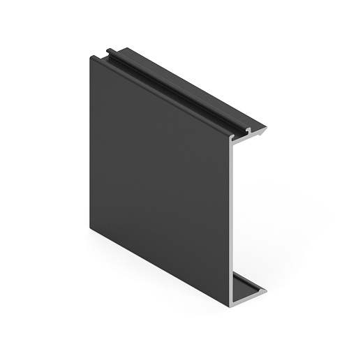 Vertical profile cover for weather strip