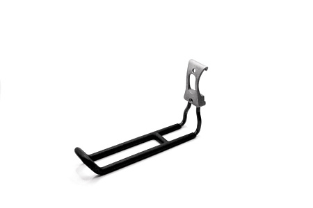 Straight hook, rail/wall mount