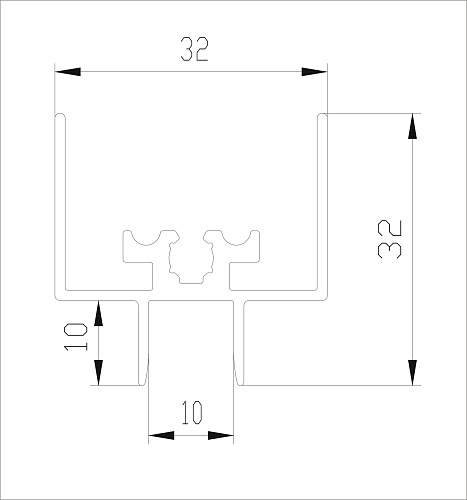 Universal top and bottom rail