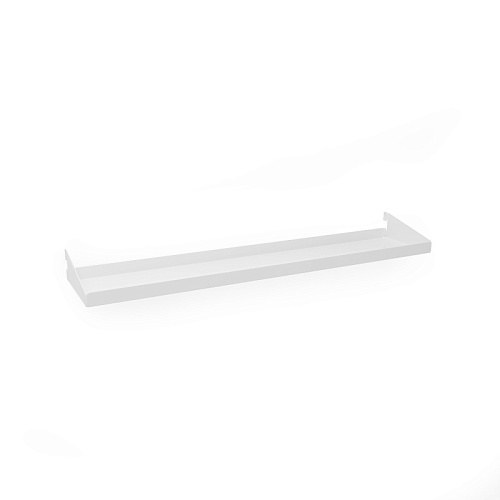 Under mirror shelf for utility room