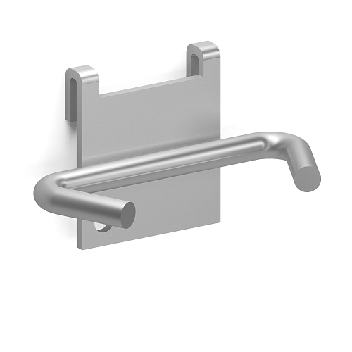 Double hook for perforated panel