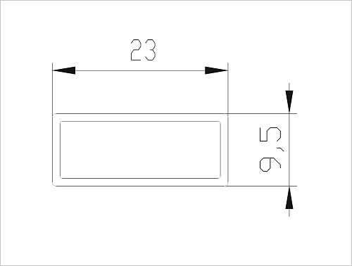 Infill for cut-in handle