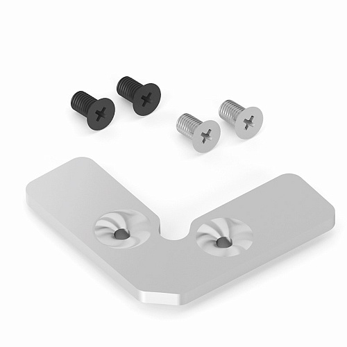 Narrow facade profile corner joint