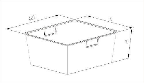 Basket 85 mm, 527×427